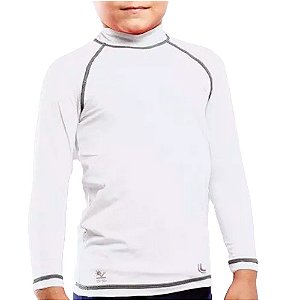 Camisa Lupo com Proteção Solar UV 50+ Infantil Branco
