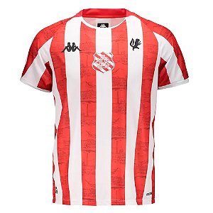 Camisa Kappa Bangu I 26/27 Masculino Branco e Vermelho