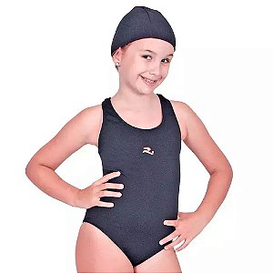 Maiô Realtex Franca com Touca Juvenil Preto