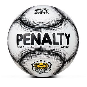 Bola Penalty Campo World Legacy Branco Preto