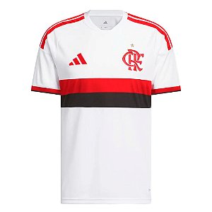 Camisa Adidas Flamengo II 26/27 Masculino Branco Vermelho