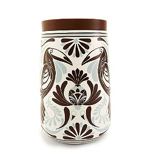 Copo Farm Que Sede Coletânea Tropical 450ml Marrom Bege