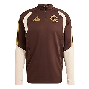 Jaqueta Adidas Flamengo Apresentação 26/27 Masculino Marrom