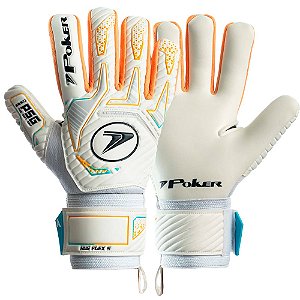 Luva Poker Goleiro Profissional Hug Flex 5 Branco