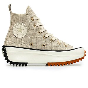 Tênis All Star Run Star Hike Seasonal Cano Alto Bege