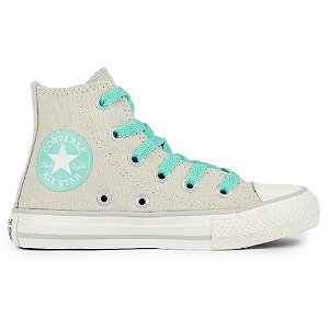 Tênis All Star Chuck Taylor Side Zip Infantil Verde Sálvia
