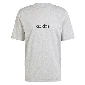Camisa Adidas Essentials Masculino Cinza