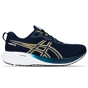 Tênis Asics Gel Shinobi 3 Masculino Azul e Dourado
