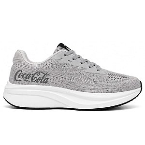 Tênis Coca-Cola Comfort Motion Cinza