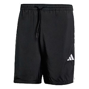 Bermuda Adidas M 3S Chelsea Masc Preto e Branco