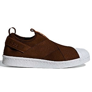 Tênis Adidas Streettalk Slip On Feminino Marrom