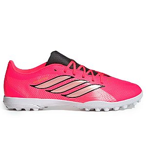 Chuteira Adidas Society Predator Club Rosa Neon