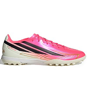 Chuteira Adidas Society Hyperfast Club Rosa Neon