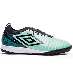 Chuteira Umbro Society Top Speed Verde Aqua