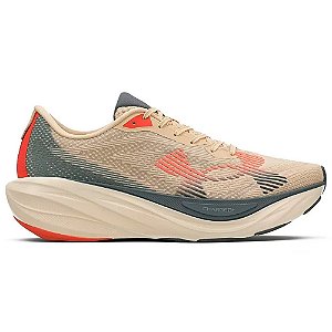 Tênis Under Armour CH. Nonstop Bege, Cinza e Vermelho