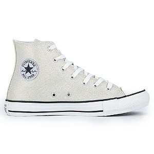 Tênis Converse All Star Chuck Taylor Cano Alto Infantil Cinza