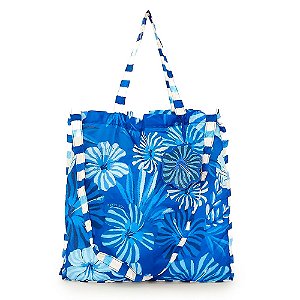 Bolsinha Farm Me Leva Hibisco do Mar OW Azul