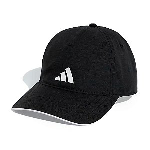 Boné Adidas Bball Cap Clima Preto e Branco