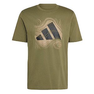 Camisa Adidas Table Tee Masculina Verde e Preta