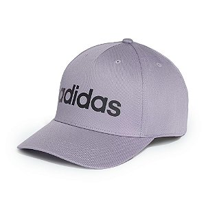 Boné Adidas Linear Cap Roxo e Preto