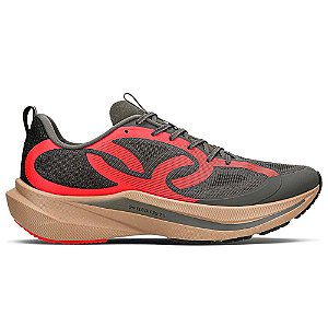 Tênis Olympikus Corre Vento 3 Chumbo e Vermelho