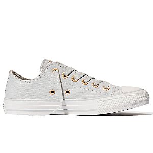 Tênis Converse All Star Chuck Taylor Cinza e Amêndoa