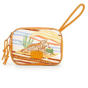 Necessaire Farm Xerô Onça à Toa Marrom