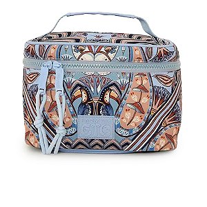 Mochila Farm Xodó Tropical ETC Off White e Azul
