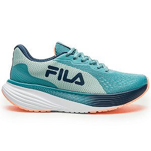 Tênis Fila Agile Azul e Salmão