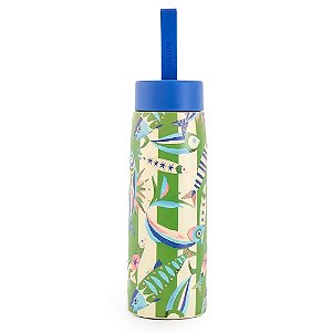 Garrafa Farm Que Sede 500ml Azul Cardume