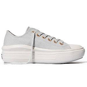 Tênis Converse All Star Chuck Taylor Move Cinza Gelo