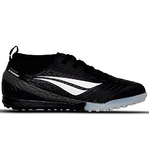 Chuteira Penalty Society Storm 4 Preto e Branco