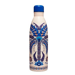 Garrafa Farm Glub Encanto Tropical 500ml Off White Azul