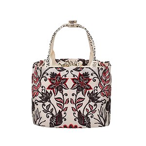 Necessaire Farm Ziriguidum Jardim De Concha Feminina Off White Preto