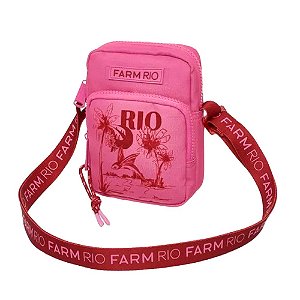 Bolsa Farm Da Gema Amalfi Rosa Vermelho