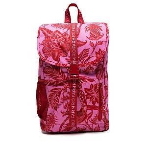 Mochila Farm Coisa Nossa Amalfi Vermelho Rosa
