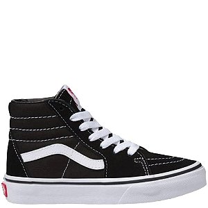 Tênis Vans Sk8-Hi Infantil Preto Branco