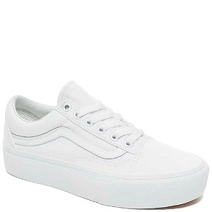 Tênis Vans Old Skool Plataforma Feminino Branco