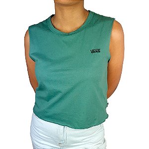 Regata Vans Junior V Tank Feminina Verde
