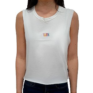 Camisa Vans Junior Tank Feminina Bege Colors