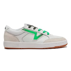 Tênis Vans Lowland Comfycush Leder Masculino Branco Verde
