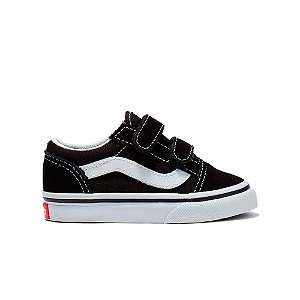 Tênis Vans Old Skool V Infantil Preto Branco