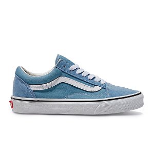 Tênis Vans Old Skool Theory Dusty Feminino Azul Branco