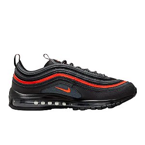 Tênis Nike Air Max 97 Masculino Preto Vermelho