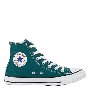 Tênis Converse All Star Chuck Taylor Hi Seasonal Feminino Verde Escama