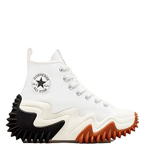 Tênis Converse Run Star Motion Hi Canvas Platform Feminino Branco Preto