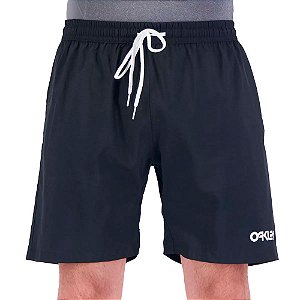 Bermuda Oakley Agua Essential Masculina Preto Branco