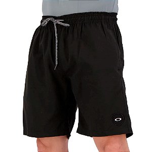 Bermuda Oakley 18 Trunk Masculina Preta