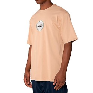 Camisa Oakley Heritage Metal Tee Masculina Mostarda