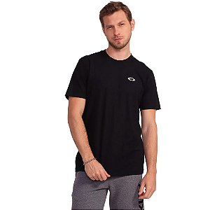 Camisa Oakley Ellipse Tee Masculina Preto Branco